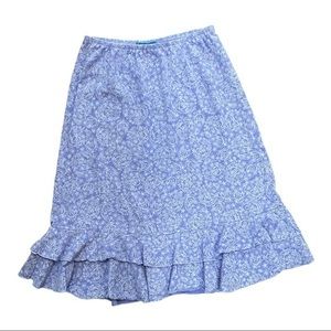 Fresh Produce‎ Women’s Lavender and White Skirt Size XS